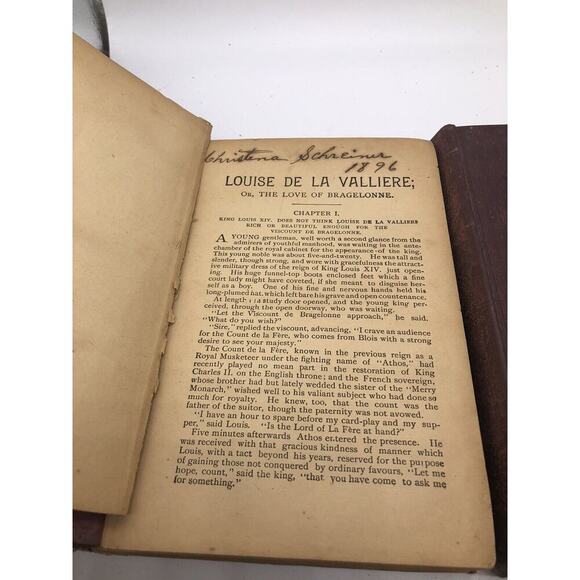 ALEXANDRE DUMAS Books Early Editions 1800s Antique Lot 2 Edmond Dantes Valliere - Picture 5 of 8